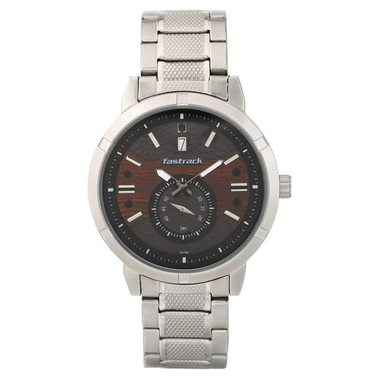 Fastrack, Men's, Analog Watch, with Stainless Steel Band, FA-3219SM02