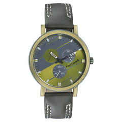 Fastrack Dial It Up Quartz Analog Men's Watch, Green Dial Leather Strap, 3238QL01