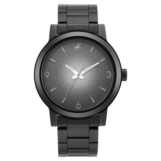 Fastrack, Men's, Analog Watch, Black Dial, with Stainless Steel Band, FA-3245NM02
