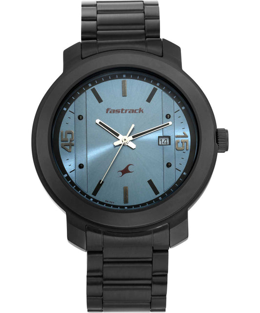 Fastrack, Men's, Analog Watch, Black Dial, with Stainless Steel Band, FA-3246NM01