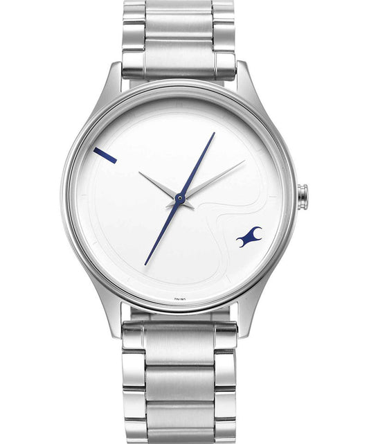 Fastrack, Men's, Analog Watch, Silver Dial, with Stainless Steel Band, FA-3290SM01