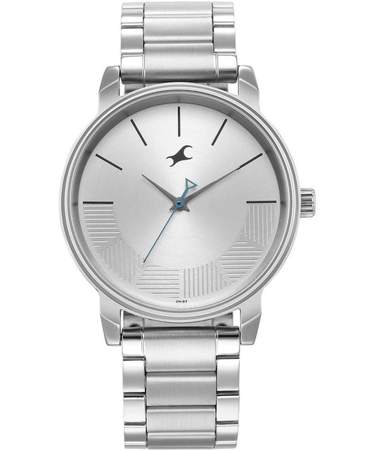 Fastrack, Men's, Analog Watch, Silver Dial, with Stainless Steel Band, FA-3291SM02