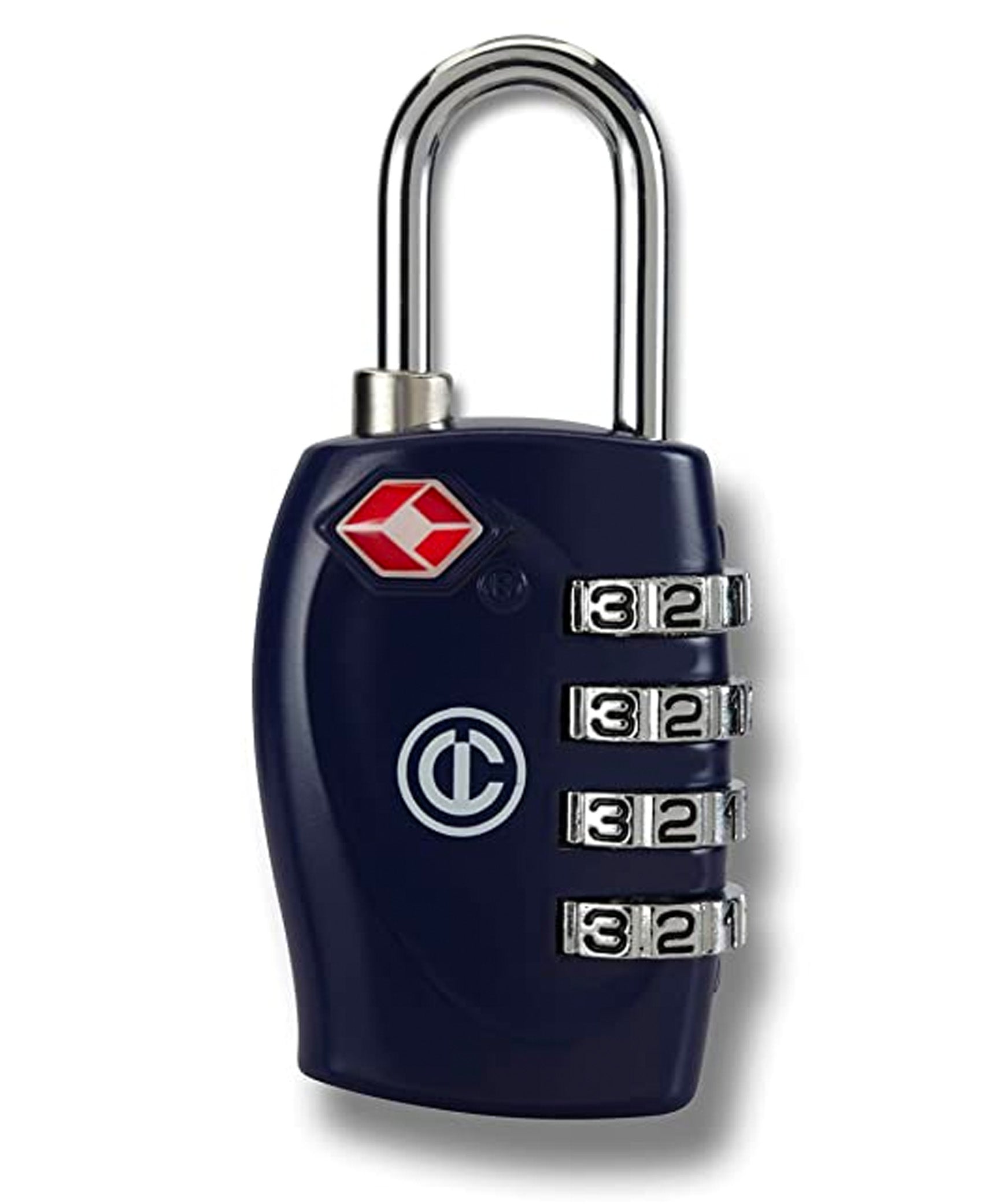 Carlton Unisex TSA 4D Combination Lock, Blue, 4DTSALOCK