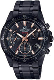 Edifice Men's Watch Analog & Digital Combo, Black Dial Black Stainless Band, EFV-540DC-1BVUD