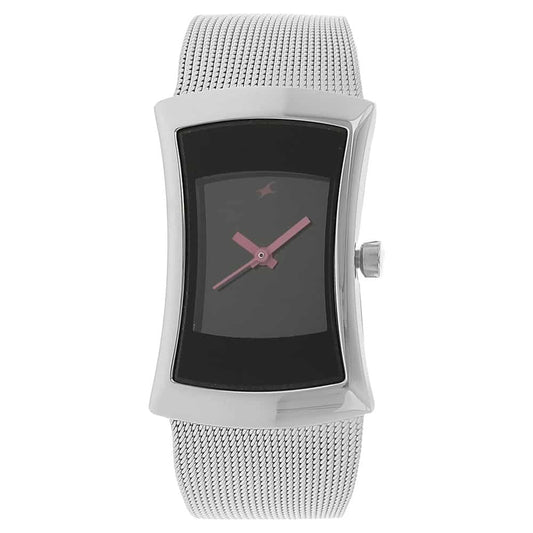 Fastrack, Men's, Analog Watch, Black Dial, with Stainless Steel Band, FA-6093SM01