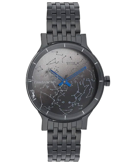 Fastrack, Men's, Analog Watch, Black Dial, with Stainless Steel Band, FA-6192NM01