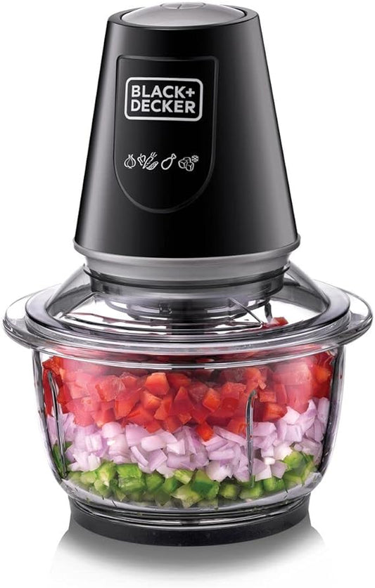 Black+Decker 400W Multi-Function Vertical Glass Chopper BL-GC400 Chopper BL-GC400