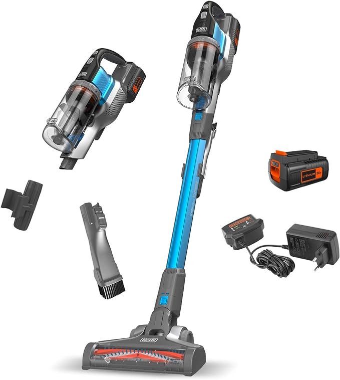 Black + Decker, 4 in 1 cordless upright vacuum cleaner, BDPSE3615-QW