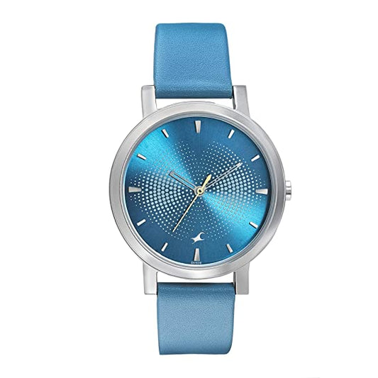 Fastrack, Men's, Analog Watch, Blue Dial, with Leather Band, FA-6213SL04