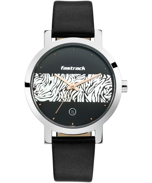 Fastrack, Men's, Analog Watch, Silver Dial, with Leather Band, FA-6222SL04