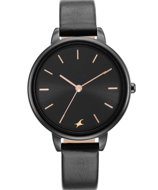 Fastrack, Men's, Analog Watch, Black Dial, with Leather Band, FA-6234NL01