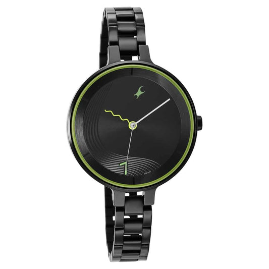 Fastrack, Men's, Analog Watch, Black Dial, with Stainless Steel Band, FA-6265NM01