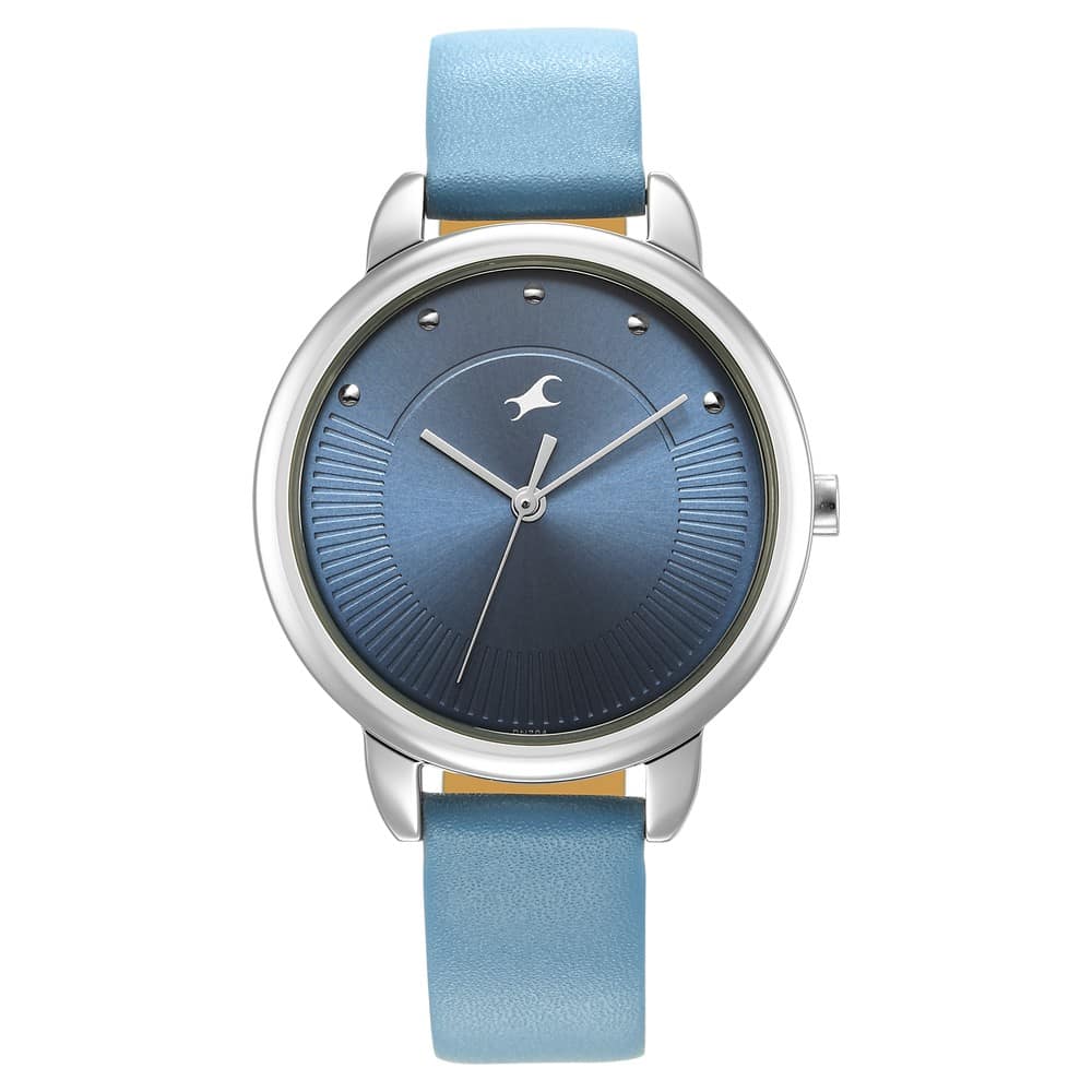 Fastrack Women's Watch Blue Dial, Leather Strap, 6282SL01