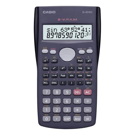 Casio Calculator FX82 silver dial calculator