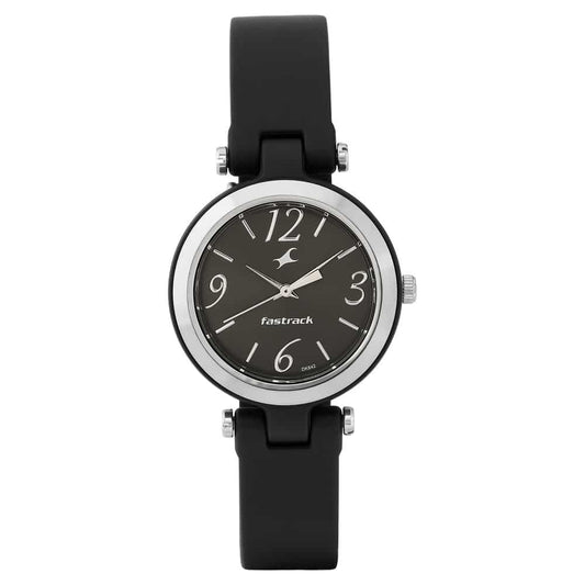 Fastrack, Men's, Analog Watch, Black Dial, with Silicone Band, FA-68015PP01