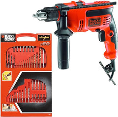 Black+Decker, 710W Corded Dril + Accessoies,CD714RESKA