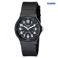 Casio Men's Watch Analog, Black Dial Black Resin Strap, MQ-71-1BDF