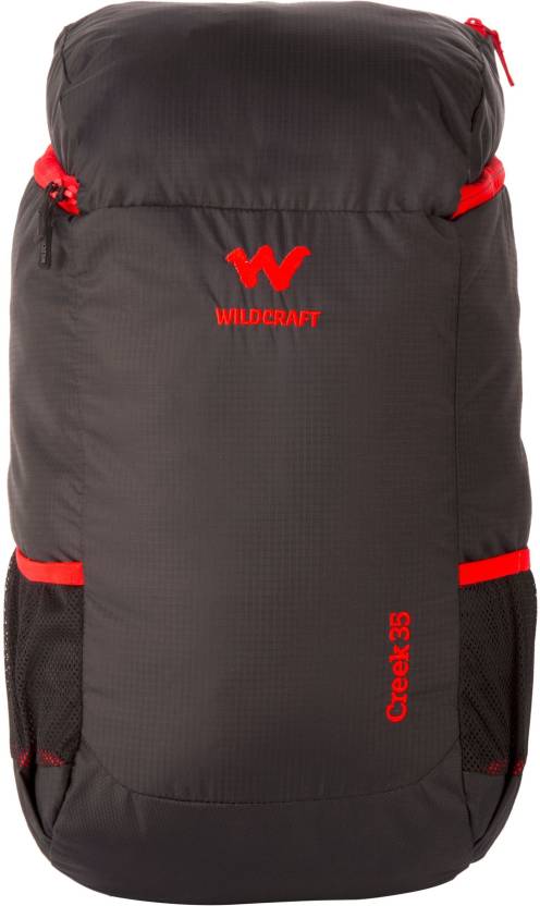 Wildcraft black 35l backpack