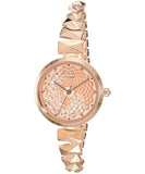 Titan Women's Watch Raga Collection Analog, Rose Gold & White Dial Rose Gold Stainless Strap, 95121WM01