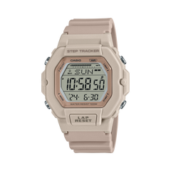 Casio Women's Watch Digital, Pink Dial Pink Resin Strap,LWS-2200H-4AVDF