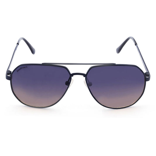 Fastrack Unisex Sunglasses, Blue Lens, UV protected, M198BR2