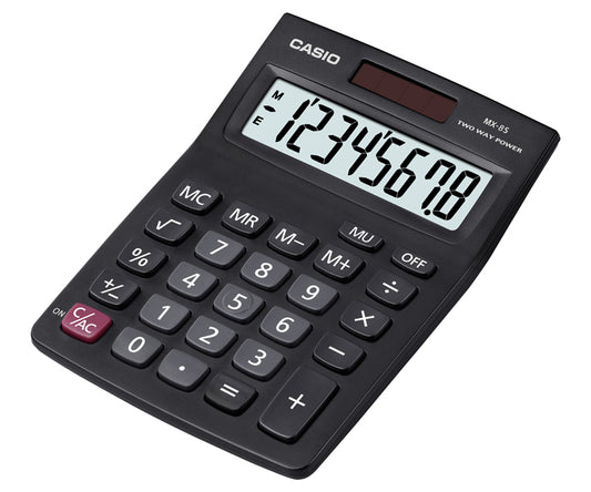 Casio Calculator MX8S silver dial calculator