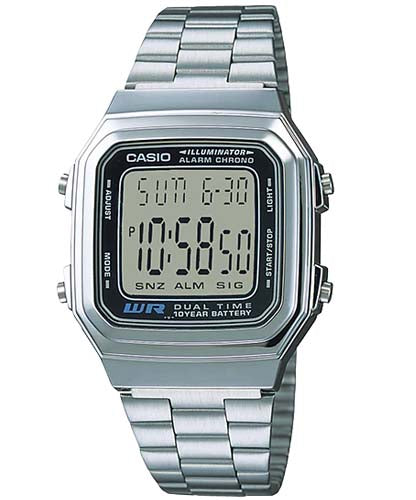 Casio men analog watch, black dial with comfortable strap, model CS-A178WA-1ADF, Bahrain