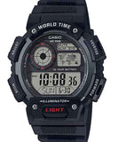 Casio Men's Watch Digital, Black Dial Black Resin Strap, AE-1400WH-1AVDF