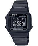 Casio Men's Watch Vintage Collection Digital, Black Dial Black Stainless Steel Strap, B650WB-1BDF