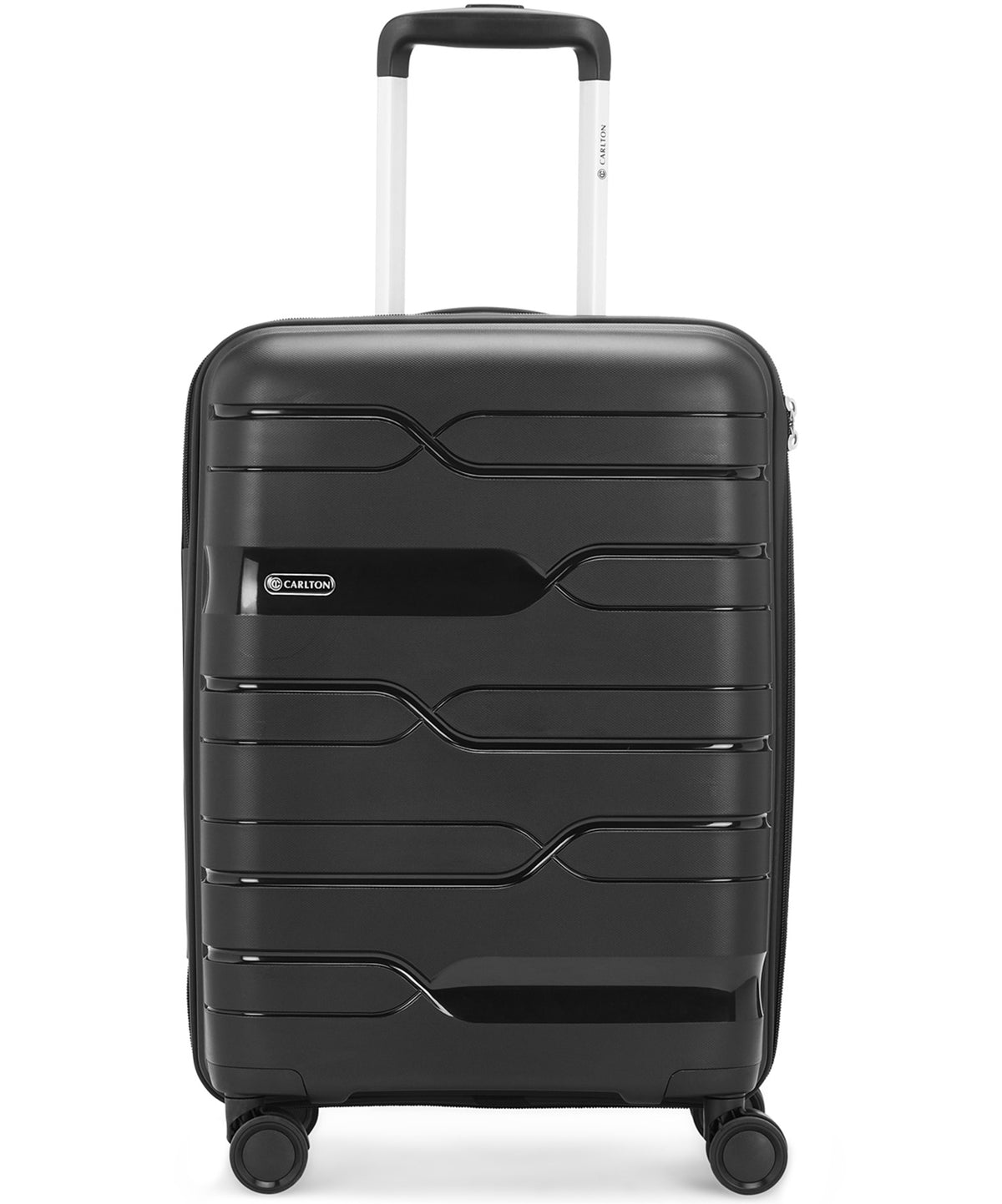 Carlton, 8 Wheel Hard Casing Trolley 65cm,Black, BEDFORD65BLK