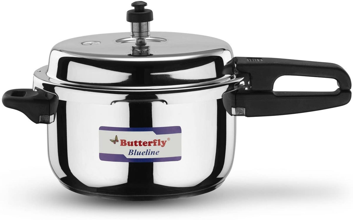 Butterfly Blue Line, Stainless Steel  5 Litre Pressure Cooker, BFLY5000SS