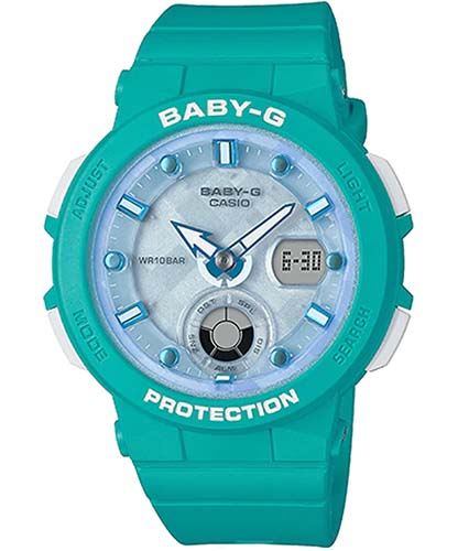 Baby-G men analog watch, stylish dial with comfortable strap, model GS-BGA-250-2ADR, Bahrain