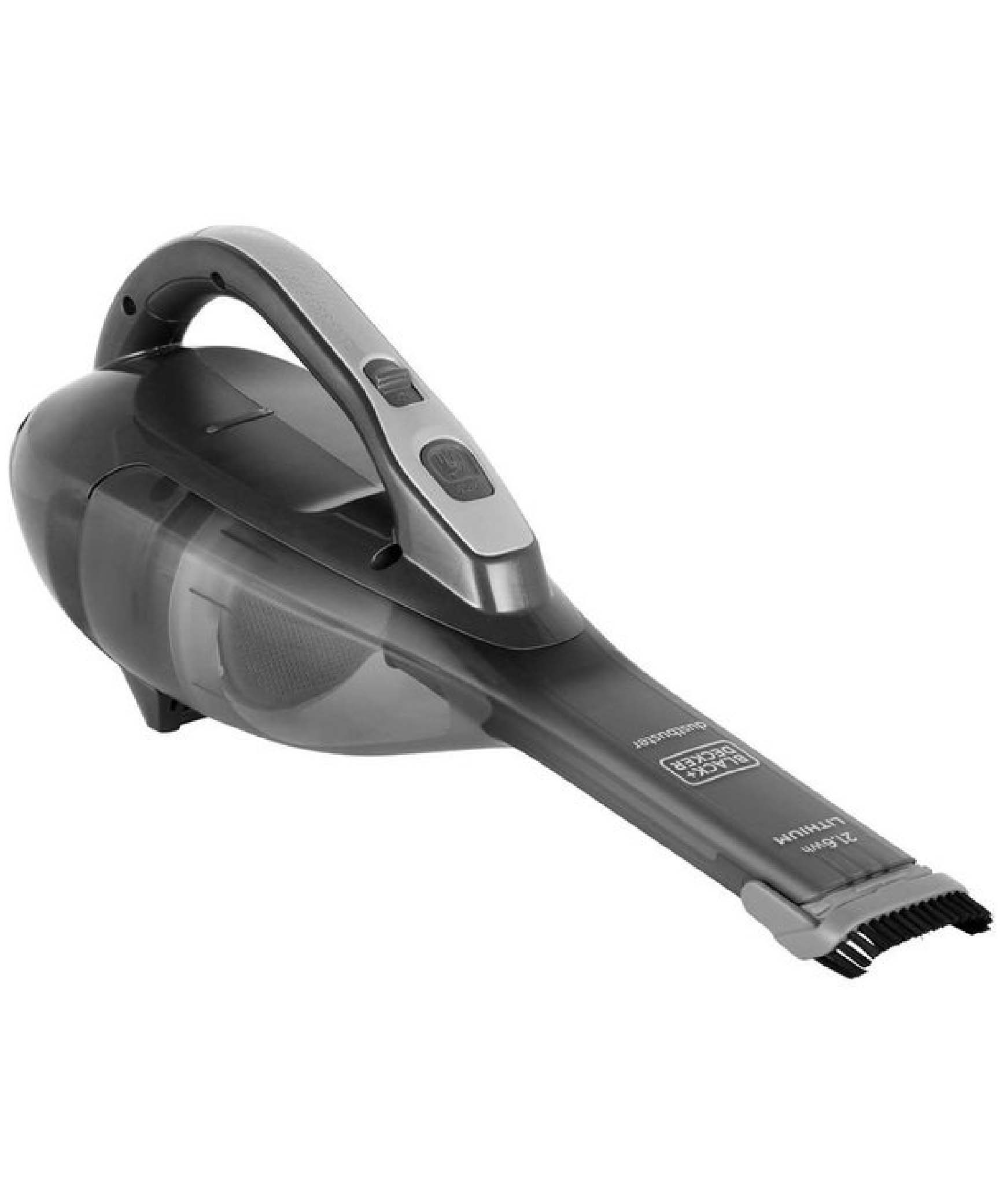 Black+Decker, 21.6 Wh Lithium-Ion Cordless Dustbuster Grey Vacuum Cleaner, DVA320J