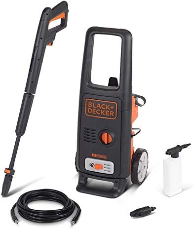 Black+Decker Pressure Washer 1600W 125Bar, PW1600E Appliances BA-PW1600E