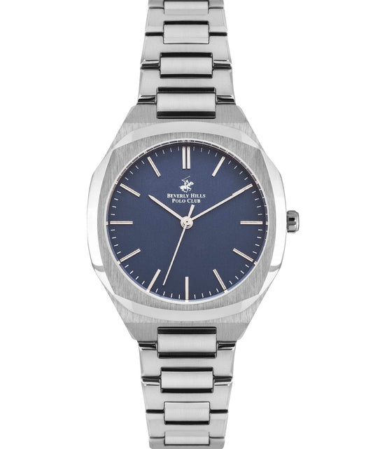 Beverly Hills Polo Club, Men's, Analog Watch, Blue Dial, with Stainless Steel Band, BH-BP3024X.390