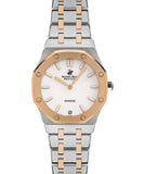 Beverly Hills Polo Club  Women's Watch, Two Tone Silver and Gold Stainless Steel Strap, BP3161X.520