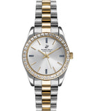 Beverly Hills Polo Club  Women's Watch, Silver Dial & Two Tone Stainless Steel Strap, BP3171C.230