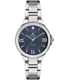 Beverly Hills Polo Club  Women's Analog Watch, Dark Blue Dial & Silver Metal Strap, BP3228X.390