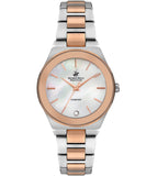 Beverly Hills Polo Club  Women's Analog Watch, Pearl Dial & Rose Gold Stainless Steel Strap, BP3229X.520