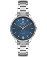 Beverly Hills Polo Club  Women's Analog Watch, Blue Dial & Silver Stainless Steel Strap, BP3230X.390
