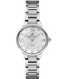 Beverly Hills Polo Club  Women's Analog Watch, Silver Dial & Silver Stainless Steel Strap, BP3235X.320