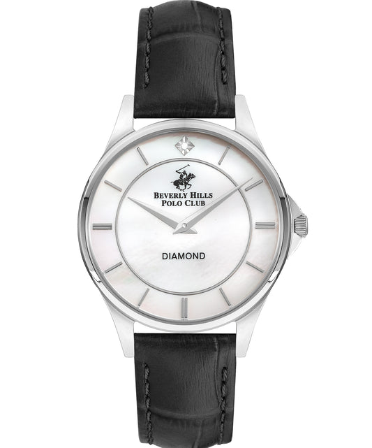Beverly Hills Polo Club, Men's, Analog Watch, Black Dial, with Leather Band, BH-BP3243X.321