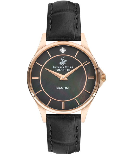 Beverly Hills Polo Club, Men's, Analog Watch, Black Dial, with Leather Band, BH-BP3243X.451