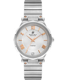 Beverly Hills Polo Club  Women's Analog Watch, White Dial & Silver Stainless Steel Strap, BP3264X.330