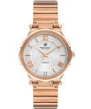 Beverly Hills Polo Club  Women's Analog Watch, White Dial & Rose Gold Stainless Steel Strap, BP3264X.430