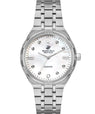 Beverly Hills Polo Club  Women's Analog Watch, White Dial, Silver Stainless Steel Strap, BP3274X.320