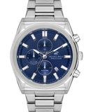 Beverly Hills Polo Club  Men's Watch, Dark Blue Dial & Silver Stainless Steel Strap, BP3344X.390