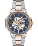Beverly Hills Polo Club  Men's Automatic watch, Navy Blue Dial, Stainless Steel Metal Strap Wrist Watch, BP3347X.590