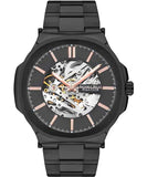 Beverly Hills Polo Club  Men's Automatic watch, Black Dial, Stainless Steel Metal  Black Strap Wrist Watch, BP3347X.660