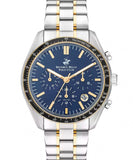 Beverly Hills Polo Club  Men's watch, Dark Blue Dial, Stainless Steel Metal Strap Wrist Watch,BP3372X.290